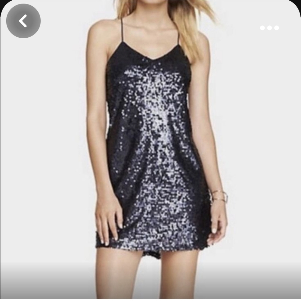 Navy blue cocktail dress